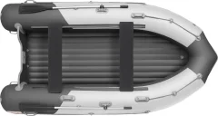 Надувная лодка Roger Boat Sfera 3800 (безконусная, средний киль, белый/графит комби) — фото 2