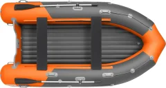 Надувная лодка Roger Boat Sfera 3800 (безконусная, средний киль, графит/оранжевый комби) — фото 2