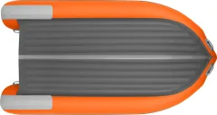 Надувная лодка Roger Boat Sfera 3800 (безконусная, средний киль, графит/оранжевый комби) — фото 3