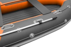 Надувная лодка Roger Boat Sfera 3800 (безконусная, средний киль, графит/оранжевый комби) — фото 9