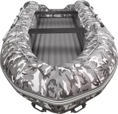 Надувная лодка Roger Boat Sfera 3800 (безконусная, средний киль, серый камуфляж/графит комби) — фото 5