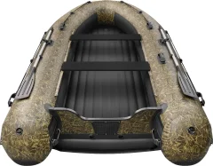 Надувная лодка Roger Boat Sfera 3800 (безконусная, средний киль, камуфляж камыш/черный комби) — фото 6