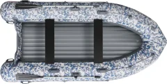 Надувная лодка Roger Boat Sfera 3800 (безконусная, средний киль, битое стекло/серый комби) — фото 2