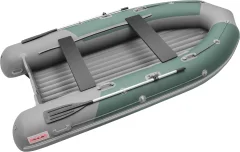 Надувная лодка Roger Boat Sfera 4000 (безконусная, средний киль, зеленый/серый комби) — фото 1