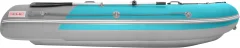 Надувная лодка Roger Boat Sfera 4000 (безконусная, средний киль, бирюзовый/серый комби) — фото 4