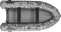 Надувная лодка Roger Boat Sfera 4000 (безконусная, средний киль, серый камуфляж/графит комби) — фото 2