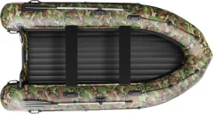 Надувная лодка Roger Boat Sfera 4000 (безконусная, средний киль, зеленый камуфляж/черный комби) — фото 2