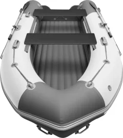 Надувная лодка Roger Boat Sfera 4200 (безконусная, средний киль, белый/графит комби) — фото 10