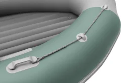 Надувная лодка Roger Boat Sfera 4200 (безконусная, средний киль, зеленый/серый комби) — фото 5