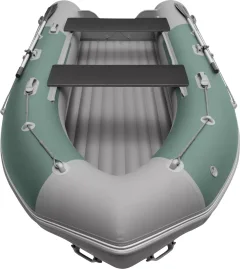 Надувная лодка Roger Boat Sfera 4200 (безконусная, средний киль, зеленый/серый комби) — фото 8