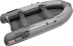 Надувная лодка Roger Boat Sfera 4200 (безконусная, средний киль, серый/графит комби) — фото 1