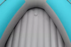 Надувная лодка Roger Boat Sfera 4200 (безконусная, средний киль, бирюзовый/серый комби) — фото 9