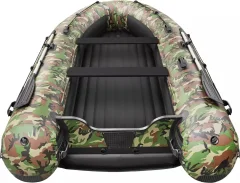 Надувная лодка Roger Boat Sfera 4200 (безконусная, средний киль, зеленый камуфляж/черный комби) — фото 7