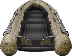 Надувная лодка Roger Boat Sfera 4200 (безконусная, средний киль, камуфляж камыш/черный комби) — фото 6