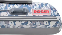 Надувная лодка Roger Boat Sfera 4200 (безконусная, средний киль, битое стекло/серый комби) — фото 9