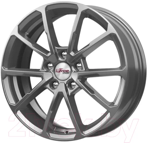 Литой диск iFree Skibidi 17x6.5" 5x114.3мм DIA 67.1мм ET 50мм Хай вэй