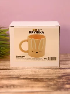 Кружка ILikeGift Sleepy rabbit FC250107 (pink) — фото 8