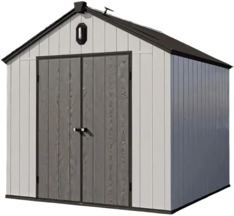 Сарай из пластика Springhouse Smart Country 662 (черный/светло-серый)