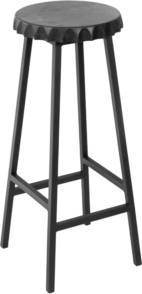 Табурет барный Stal-Massiv Smbeer-78 (черный/черный)