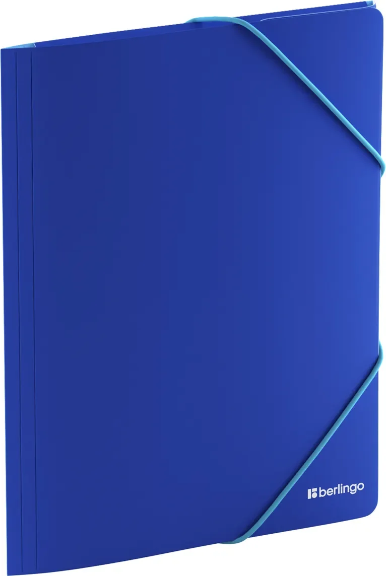 Папка для бумаг Berlingo Soft Touch Pro / FB4_A4932 (голубой)