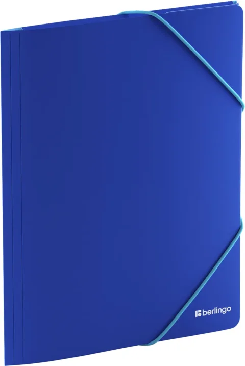 Папка для бумаг Berlingo Soft Touch Pro / FB4_A4932 (голубой)
