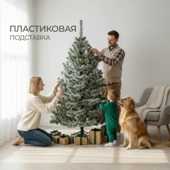 Сосна искусственная Erbis Sosna с белыми кончиками 120 — фото 3