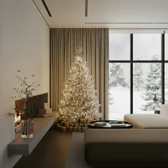 Сосна искусственная Erbis Sosna с белыми кончиками 120 — фото 4