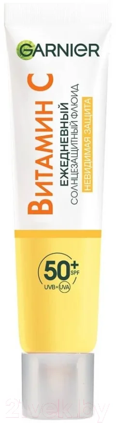 Крем солнцезащитный Garnier Флюид Невидимая защита с витамином С SPF50 (40мл) — фото 1