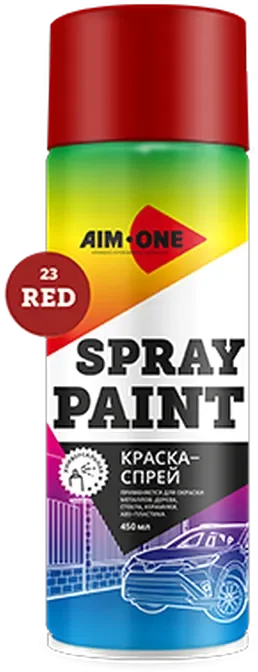 Краска автомобильная AIM-ONE SP-R23 (450мл, красный)