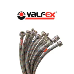 Гибкая подводка Valfex S/S M10x18-F1/2" (100см) — фото 3