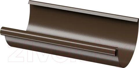 Желоб Docke Stal Premium полукруглый D125 PVJP-1004 (3м, каштан 8017)