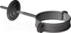 Хомут водосточной трубы Docke Stal Premium D90 PVHT-1086 (графит 7024) — фото 3