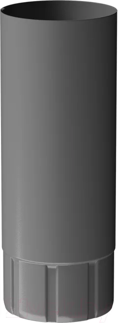 Труба водосточная Docke Stal Premium D90 PVTK-1086 (1м, графит 7024) — фото 1