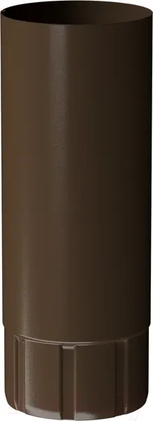 Труба водосточная Docke Stal Premium D90 PVTV-1004 (3м, каштан 8017) — фото 5