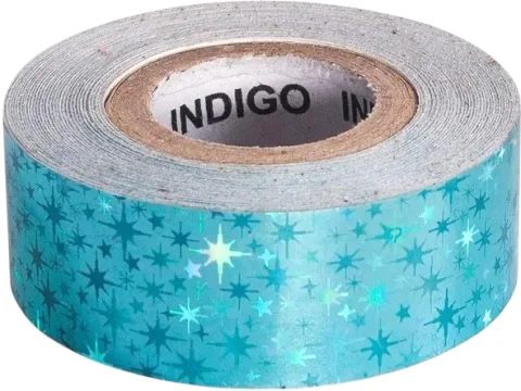 Обмотка для гимнастического снаряда Indigo Sport Stars IN380 (голубой)