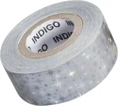 Обмотка для гимнастического снаряда Indigo Sport Stars IN380 (серебристый) — фото 6