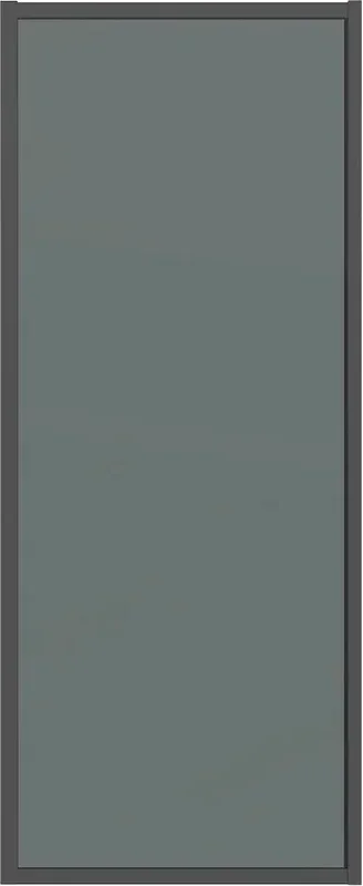 Душевая стенка Grossman Style 80x195 / 200.K33.05.80.21.10 (черный матовый, стекло тонированное)