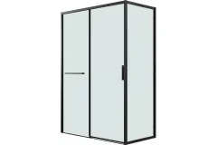 Душевая стенка Grossman Style 90x195 / 200.K33.05.90.21.00 (черный матовый, стекло прозрачное) — фото 2