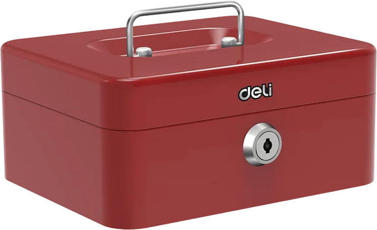 Кэшбокс Deli T501 (красный)
