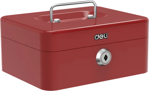 Кэшбокс Deli T501 (красный)