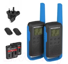 Комплект раций Motorola Talkabout T62 (синий) — фото 4