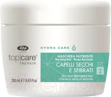 Маска для волос Lisap Top Care Repair Hydra Care Питательная для сухих и повреждённых (250мл)