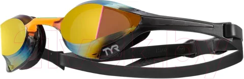 Очки для плавания TYR Tracer-X Elite Racing Mirrored / LGTRXELM/756 (золото/оранжевый)