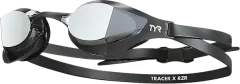 Очки для плавания TYR Tracer-X RZR Racing Mirrored / LGTRXRZM 043 (серебристо/черный) — фото 3