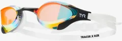 Очки для плавания TYR Tracer-X RZR Racing Mirrored / LGTRXRZM 641 (красный/белый) — фото 3