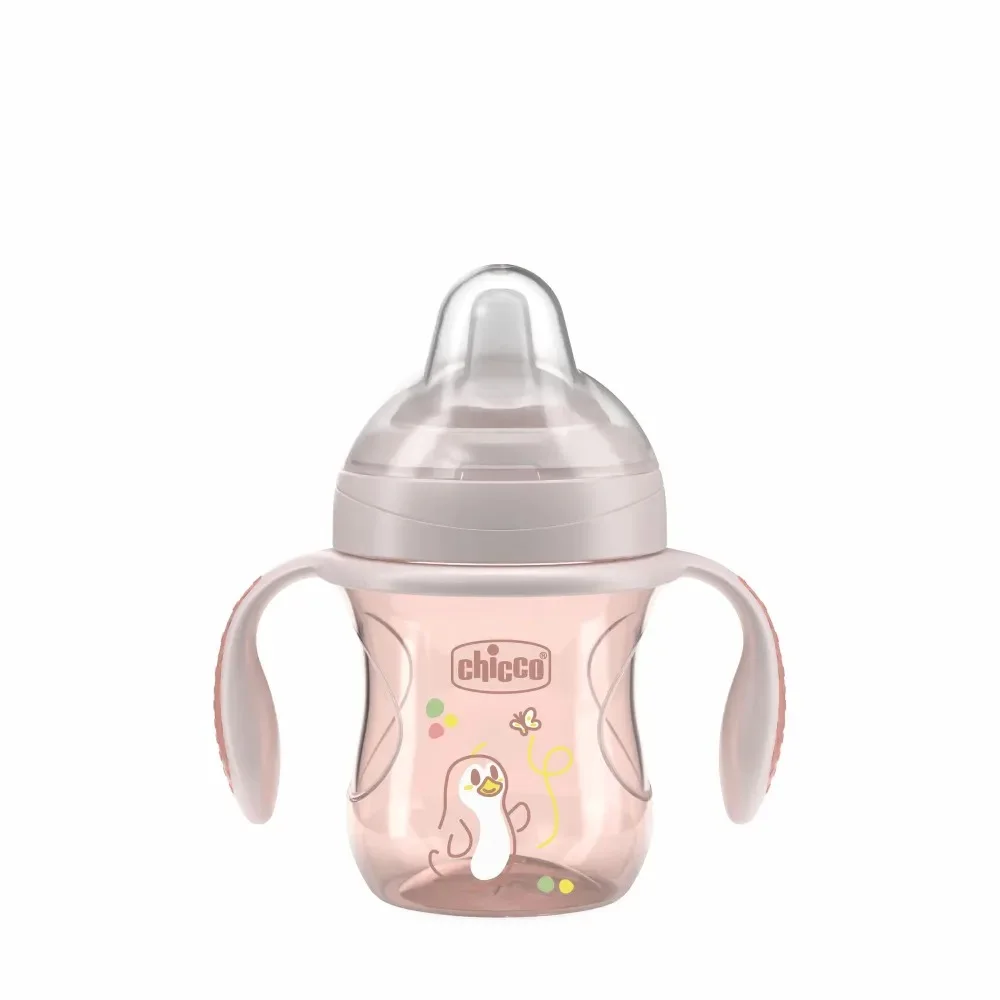 Поильник Chicco Transition Cup 4м+ / 00006911150000 (розовый)