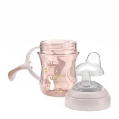 Поильник Chicco Transition Cup 4м+ / 00006911150000 (розовый) — фото 4