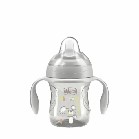 Поильник Chicco Transition Cup 4м+ / 00006911350000 (серый)