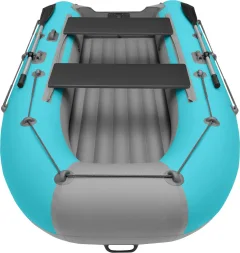 Надувная лодка Roger Boat Trofey 2900 (без киля, бирюзовый/серый комби) — фото 5