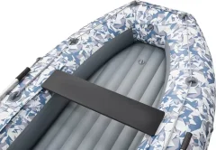 Надувная лодка Roger Boat Trofey 2900 (без киля, битое стекло/серый комби) — фото 8